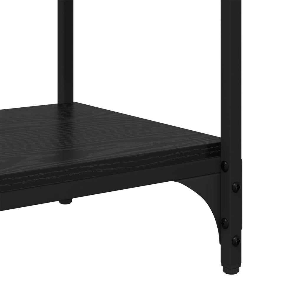 vidaXL Szafka na książki Czarny Dąb 100 x 33 x 100 cm