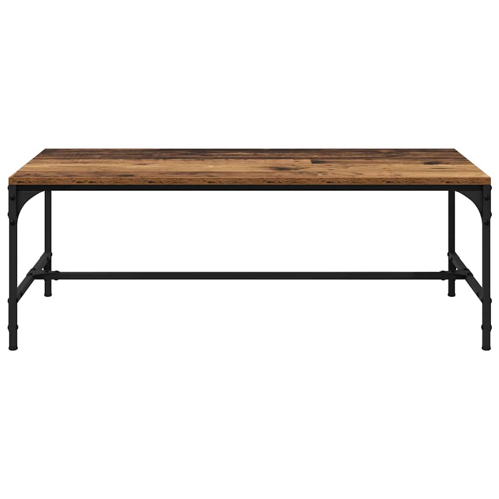 vidaXL Stolik kawowy Stare drewno 100 x 50 x 35 cm