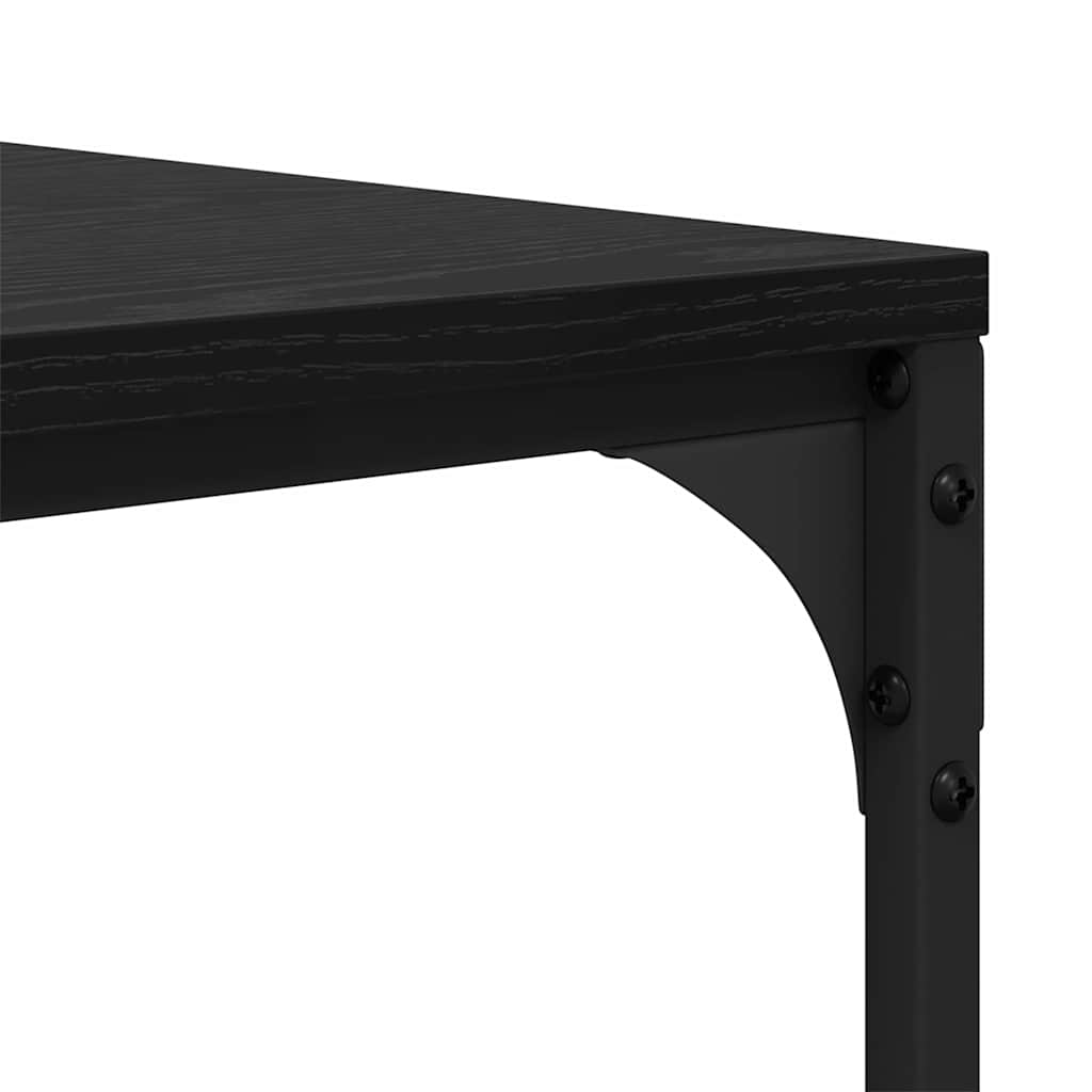 vidaXL Stolik kawowy Czarny Dąb 100 x 50 x 35 cm