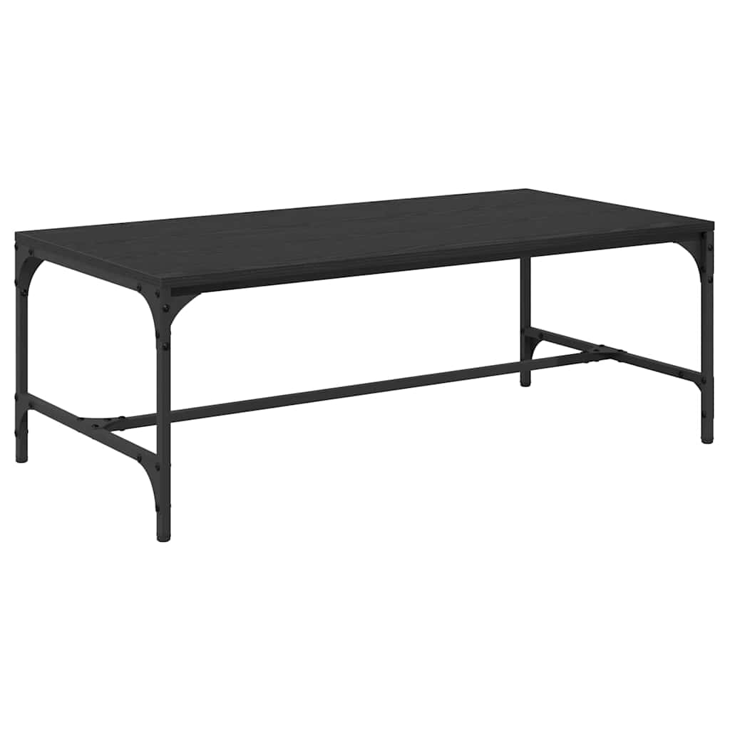 vidaXL Stolik kawowy Czarny Dąb 100 x 50 x 35 cm