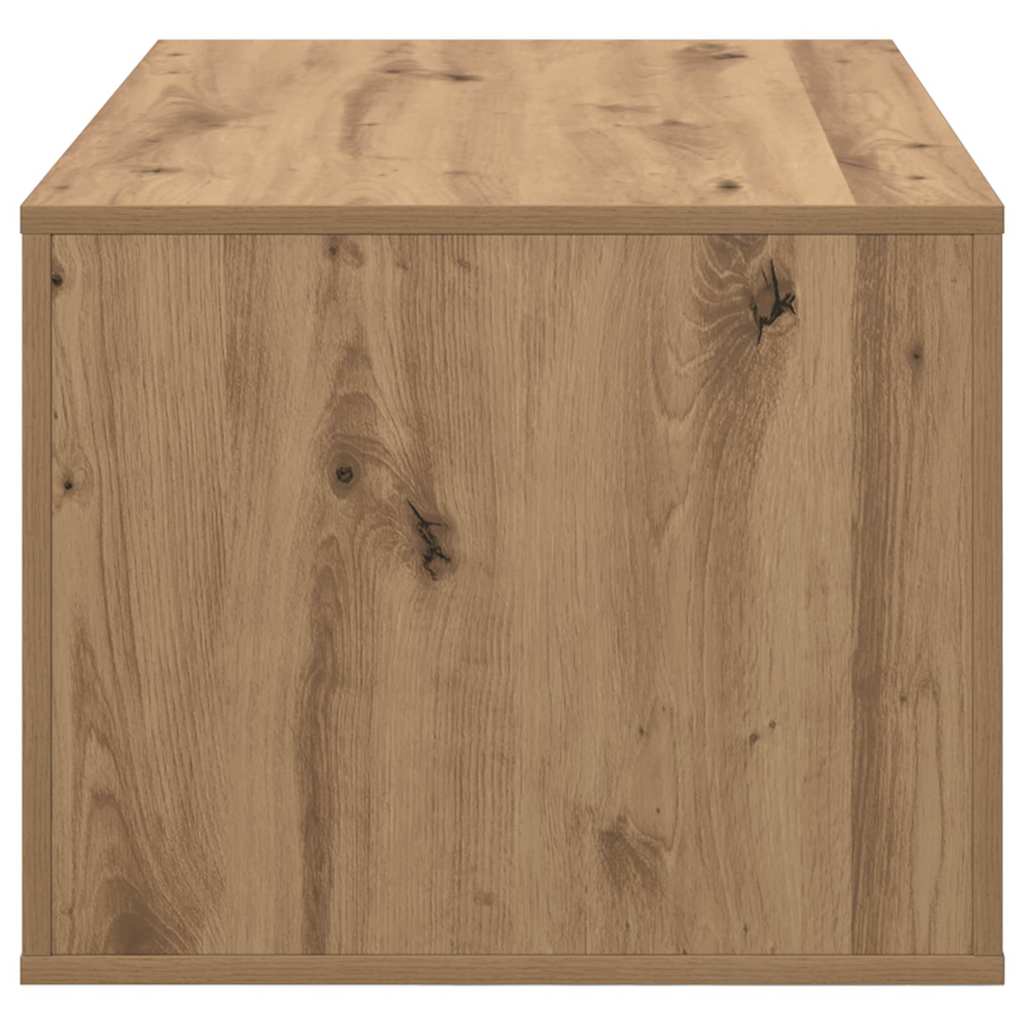 vidaXL Stolik kawowy z szufladą Dąb rzemieślniczy 80 x 50 x 40 cm