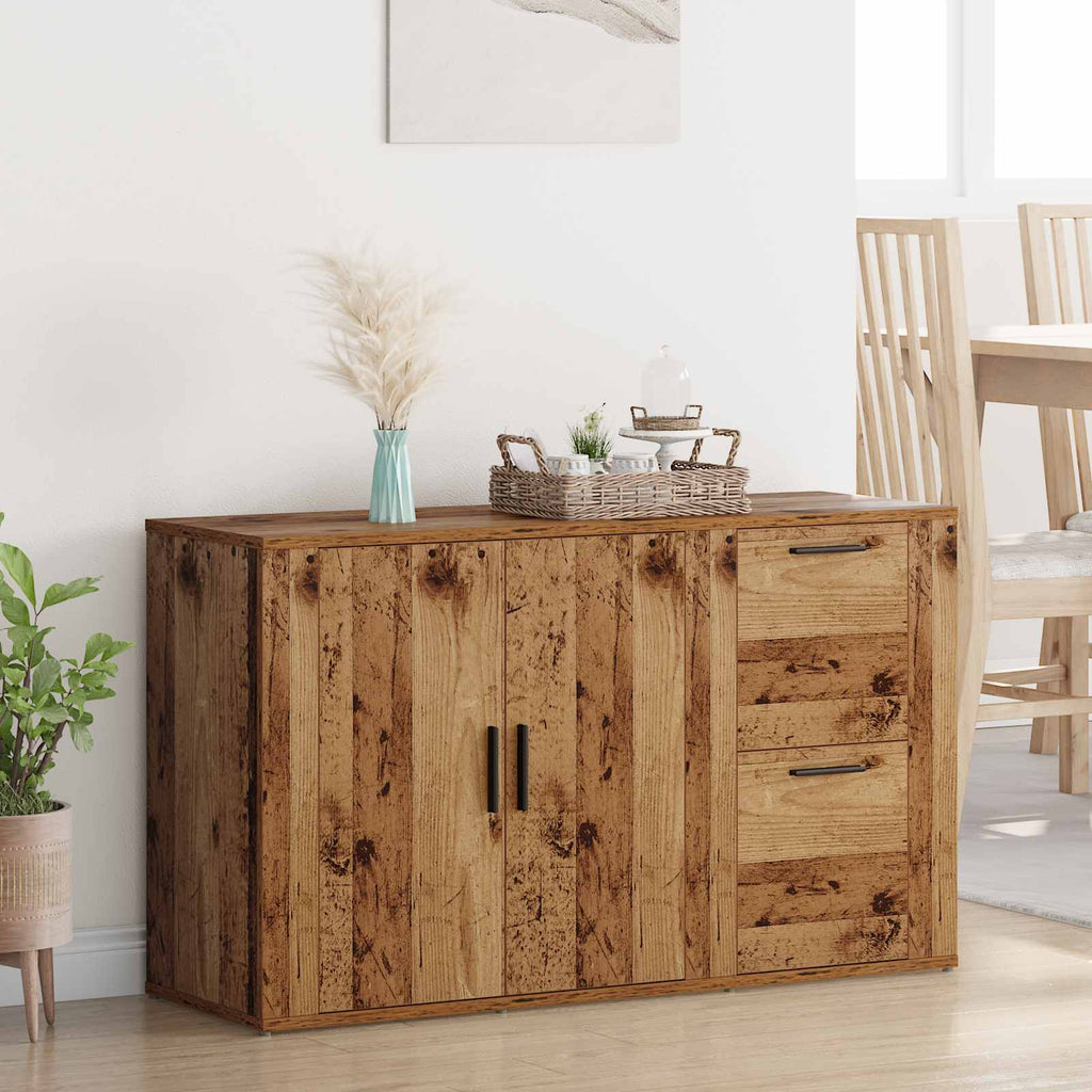 vidaXL Bufet Stare drewno 100 x 33 x 59.5 cm Materiał drewnopochodny