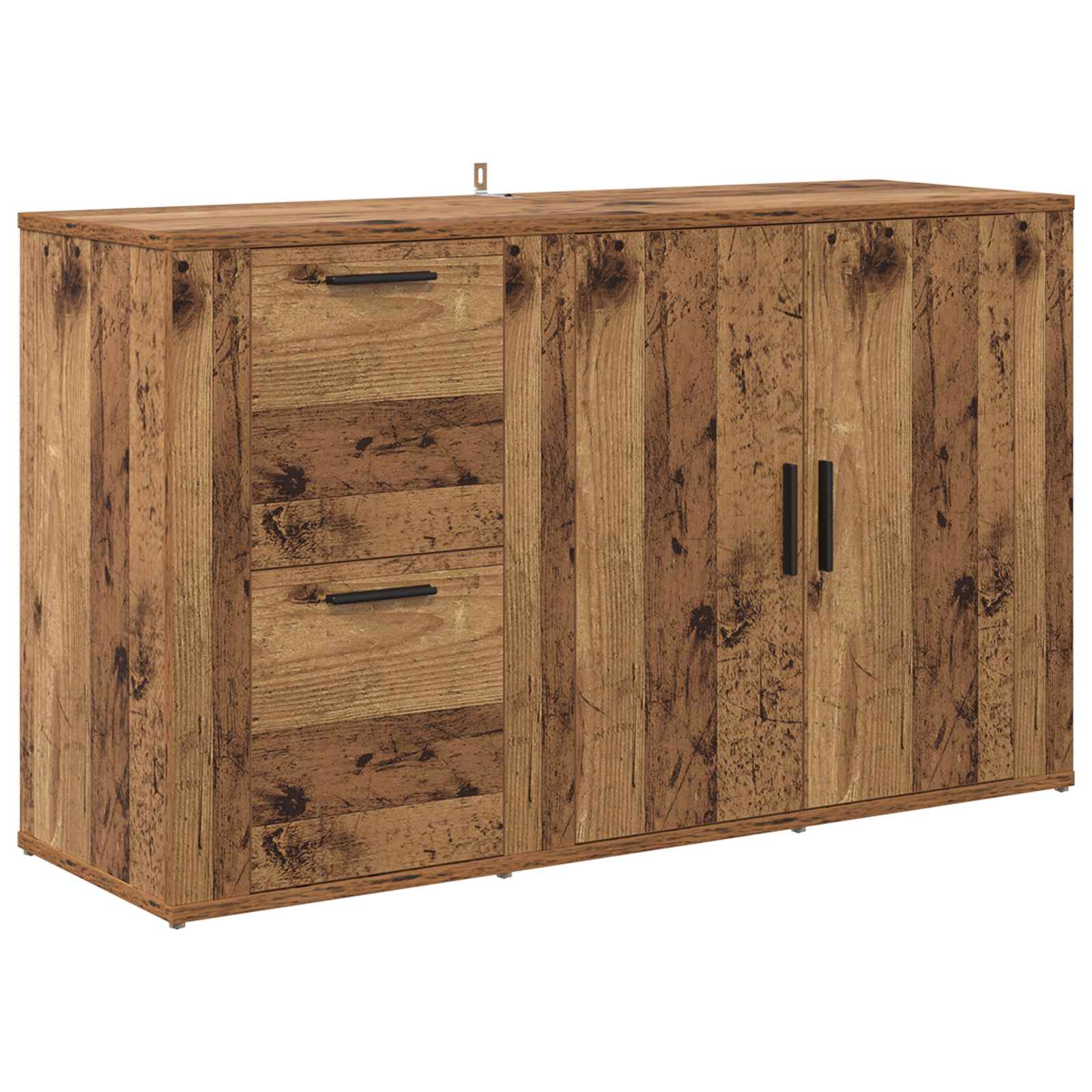 vidaXL Bufet Stare drewno 100 x 33 x 59.5 cm Materiał drewnopochodny