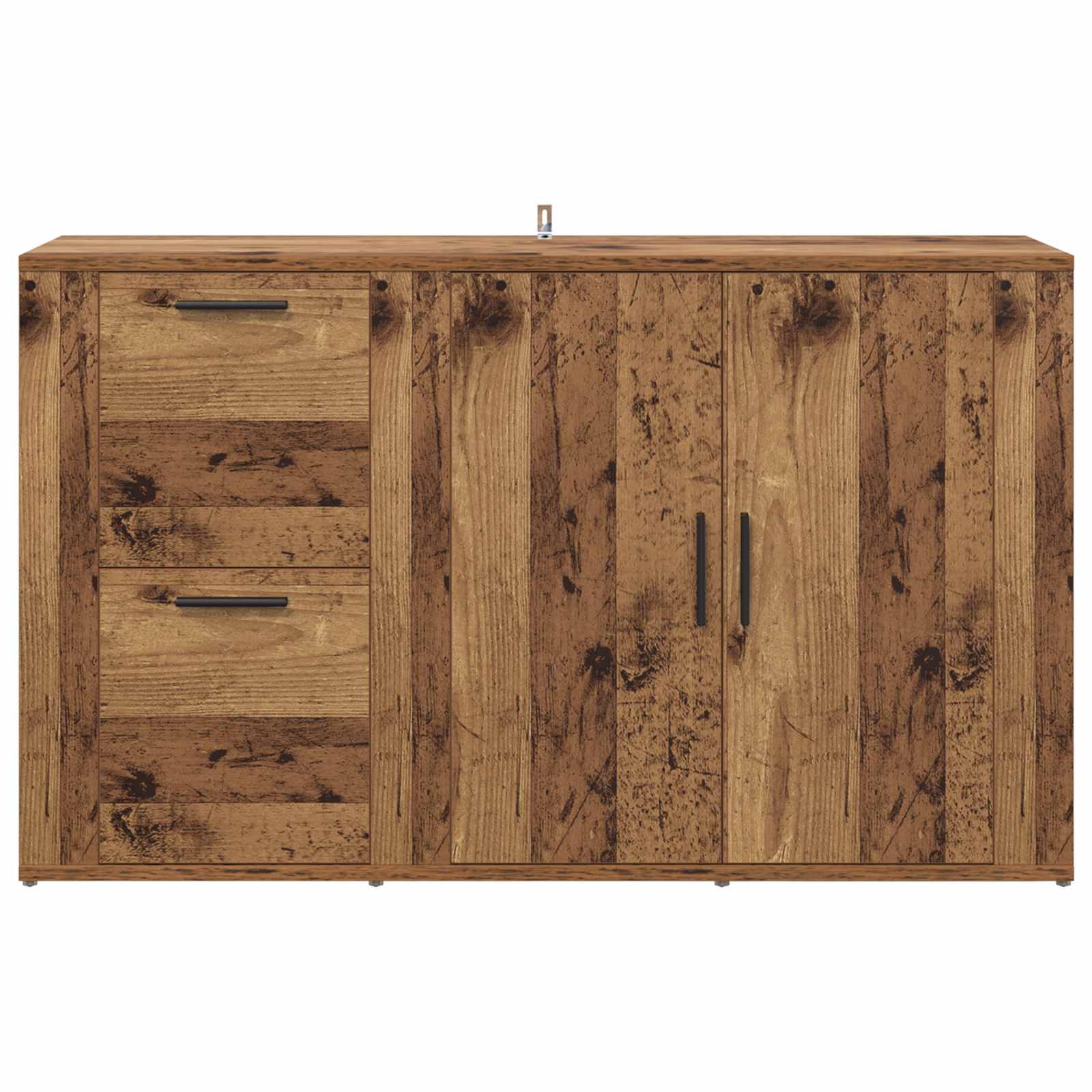 vidaXL Bufet Stare drewno 100 x 33 x 59.5 cm Materiał drewnopochodny