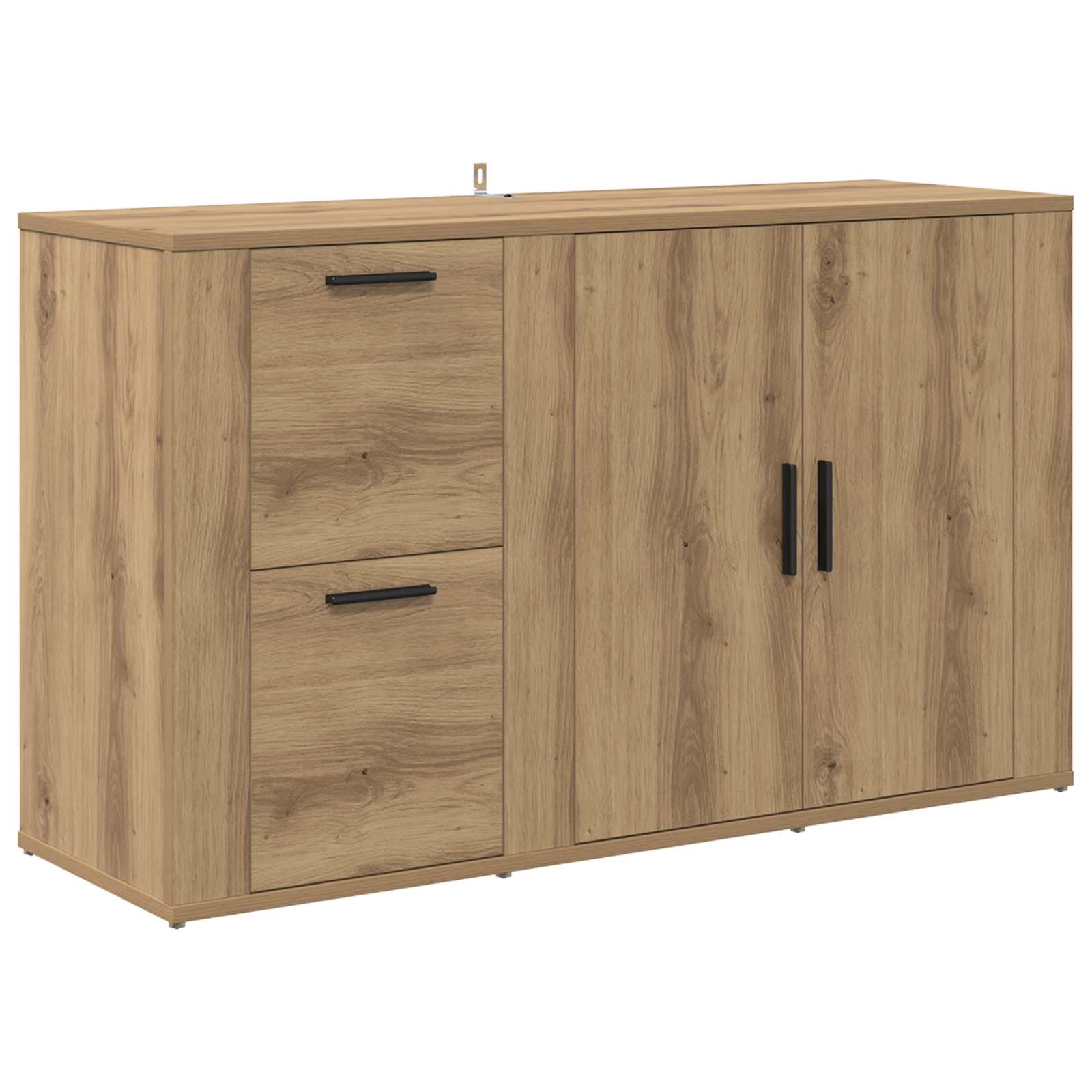 vidaXL Bufet Dąb rzemieślniczy 100 x 33 x 59.5 cm Drewno inżynieryjne