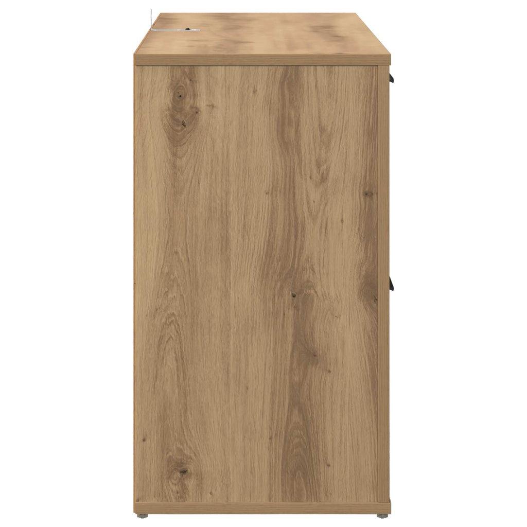 vidaXL Bufet Dąb rzemieślniczy 100 x 33 x 59.5 cm Drewno inżynieryjne