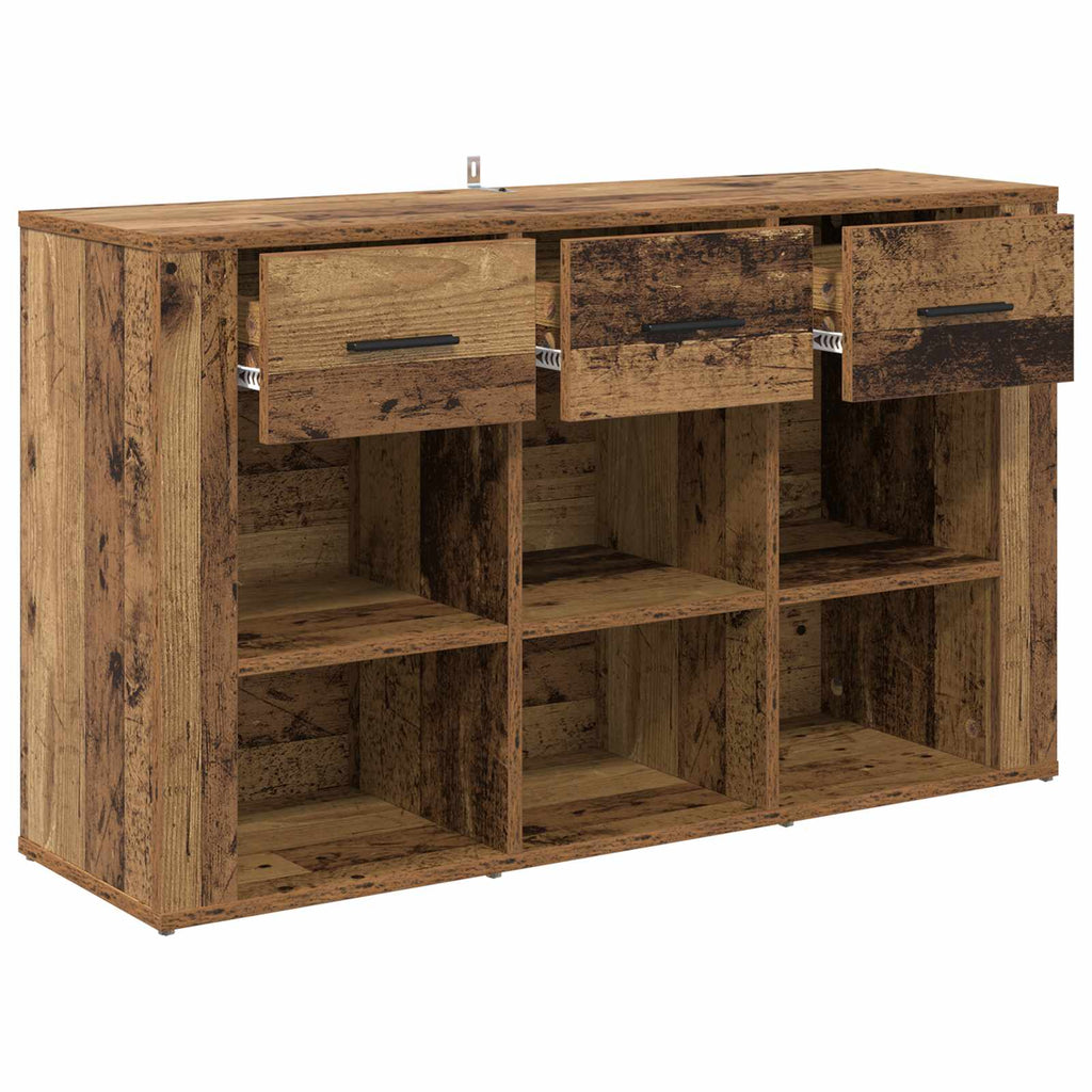 vidaXL Bufet Stare drewno 100 x 30 x 59,5 cm Materiał drewnopochodny