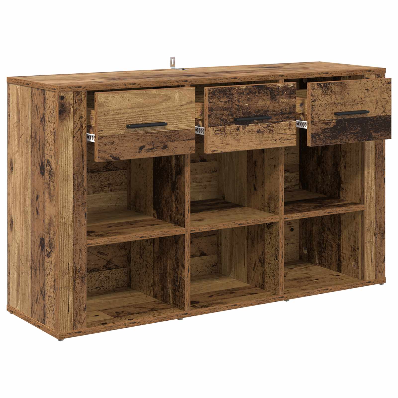vidaXL Bufet Stare drewno 100 x 30 x 59,5 cm Materiał drewnopochodny