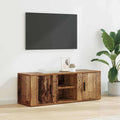 vidaXL Szafka pod telewizor Stare drewno 100 x 31,5 x 35 cm