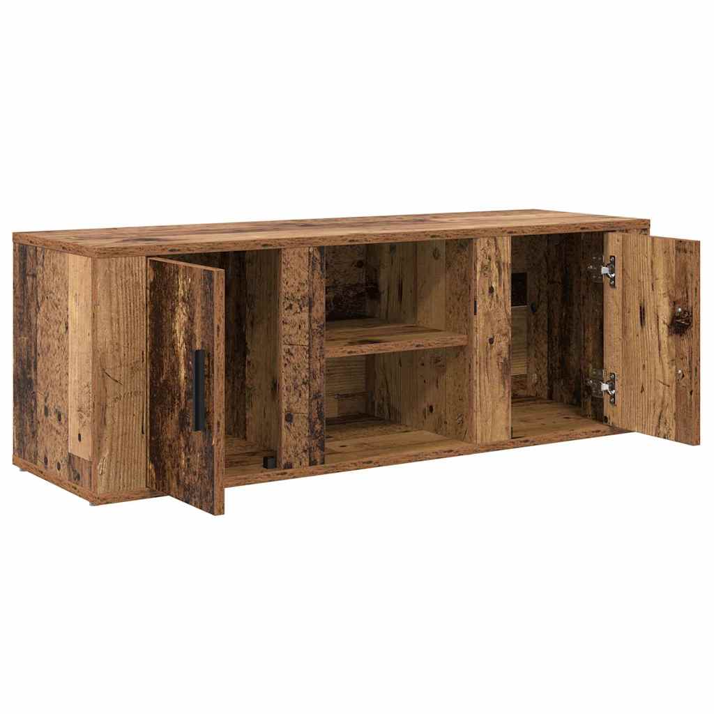 vidaXL Szafka pod telewizor Stare drewno 100 x 31,5 x 35 cm