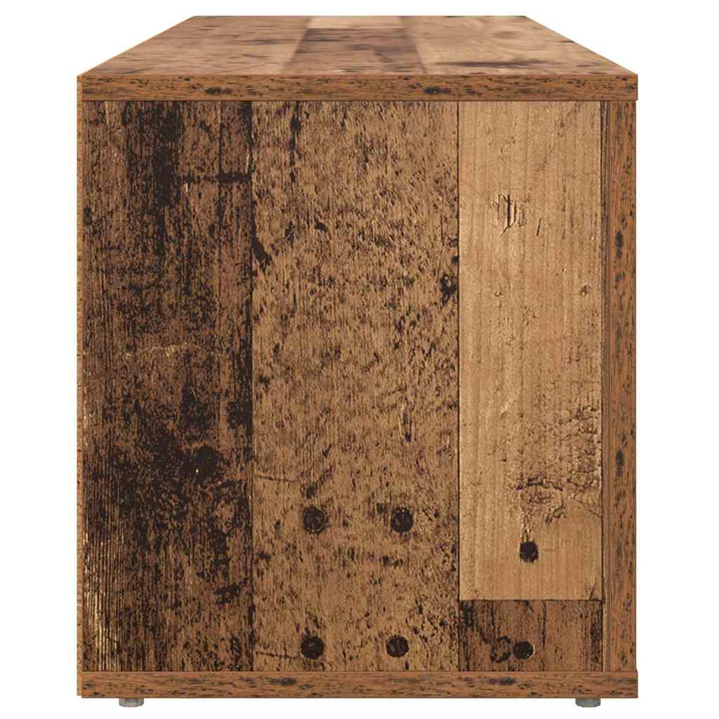 vidaXL Szafka pod telewizor Stare drewno 100 x 31,5 x 35 cm
