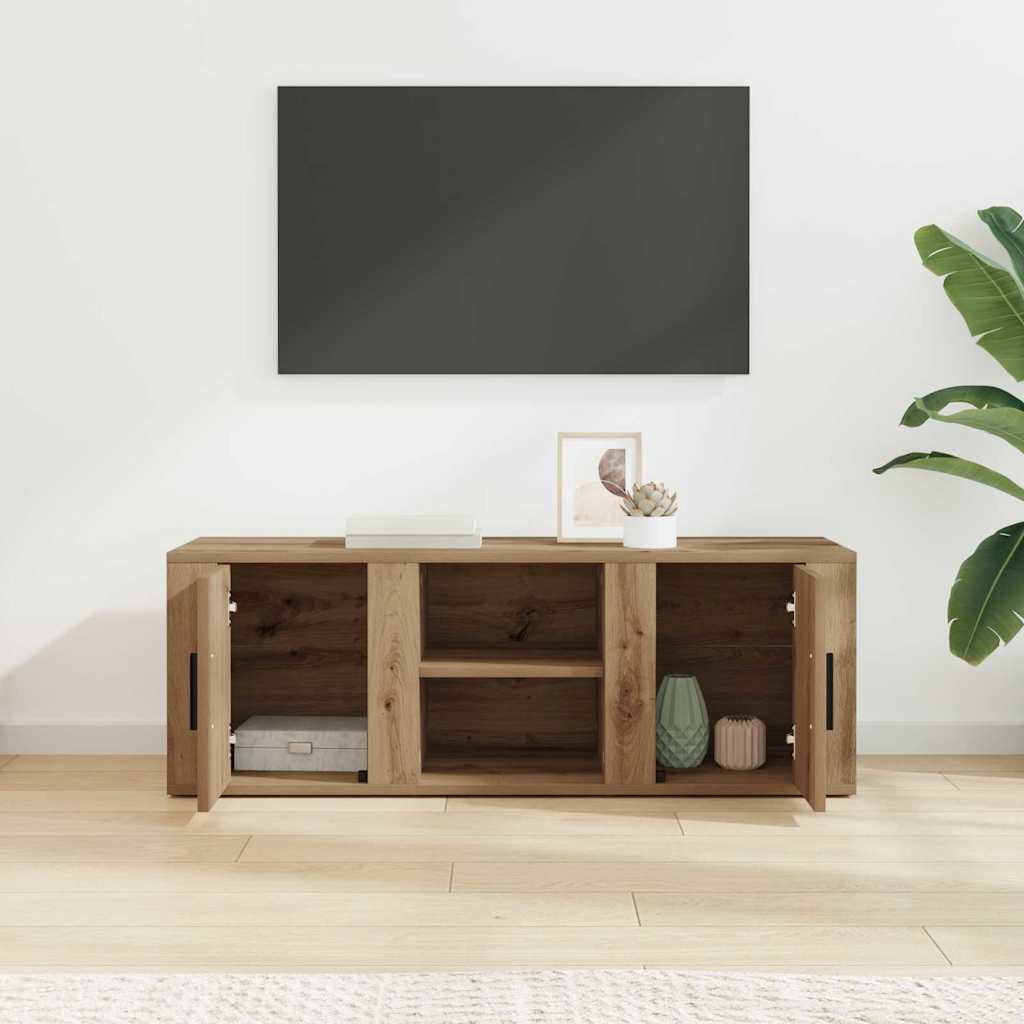 vidaXL Szafka pod telewizor Dąb rzemieślniczy 100 x 31,5 x 35 cm
