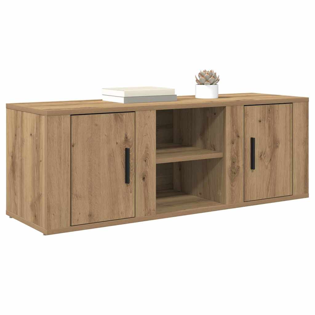 vidaXL Szafka pod telewizor 100 x 31,5 x 35 cm Dąb rzemieślniczy
