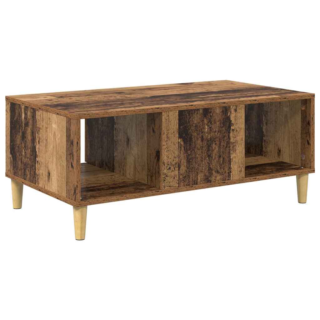 vidaXL Stolik kawowy z szufladą Stare drewno 90 x 50 x 26.5 cm