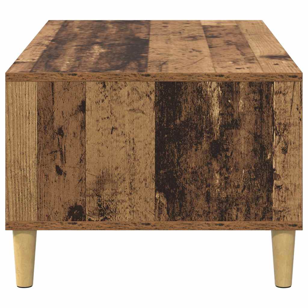 vidaXL Stolik kawowy z szufladą Stare drewno 90 x 50 x 26.5 cm