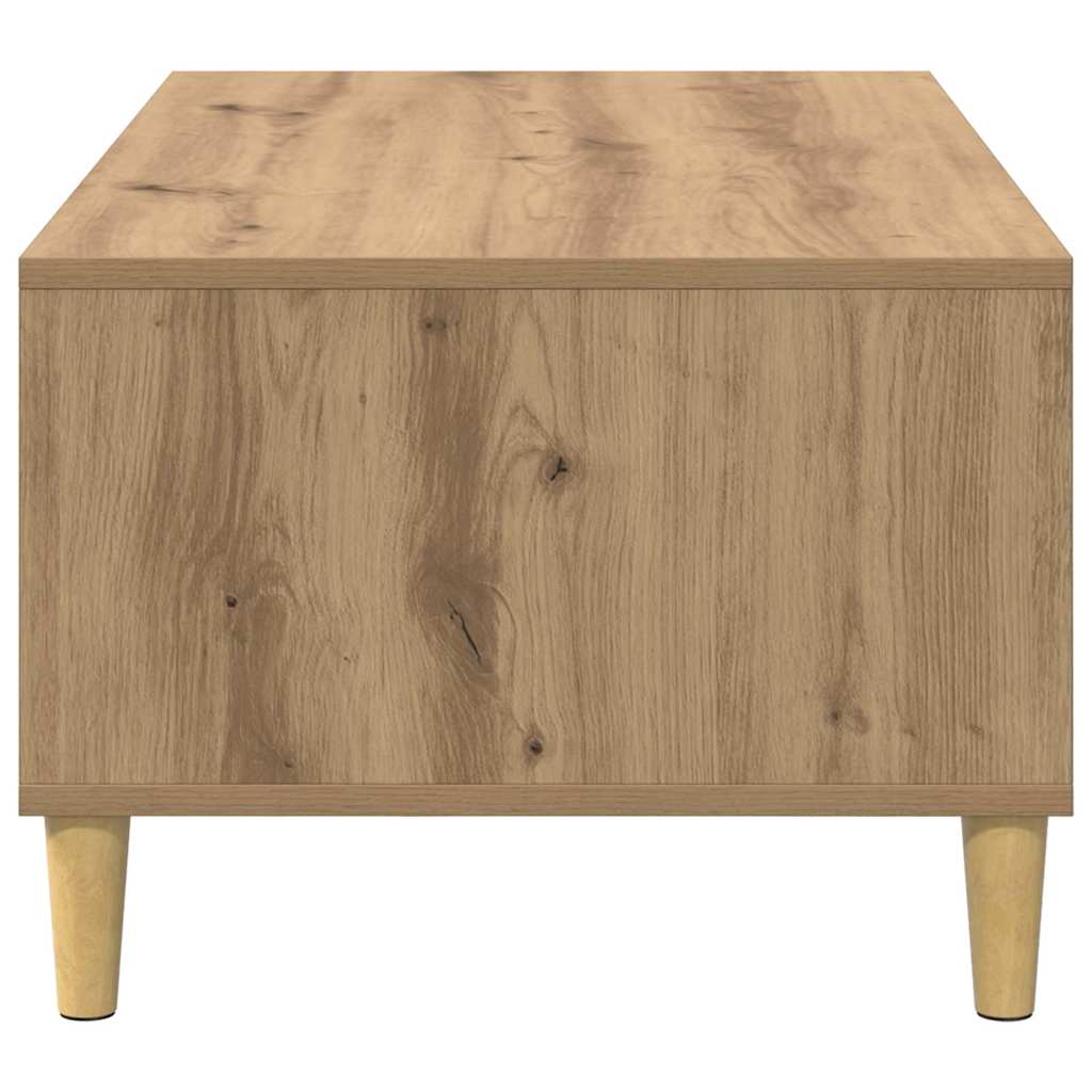 vidaXL Stolik kawowy z szufladą Dąb rzemieślniczy 90 x 50 x 26.5 cm