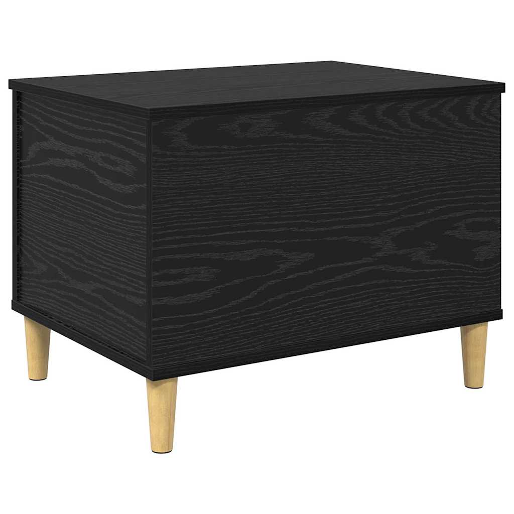 vidaXL Szafka Nocna Czarny Dąb 60 x 44,5 x 45 cm