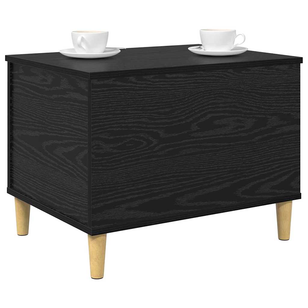 vidaXL Szafka Nocna Czarny Dąb 60 x 44,5 x 45 cm