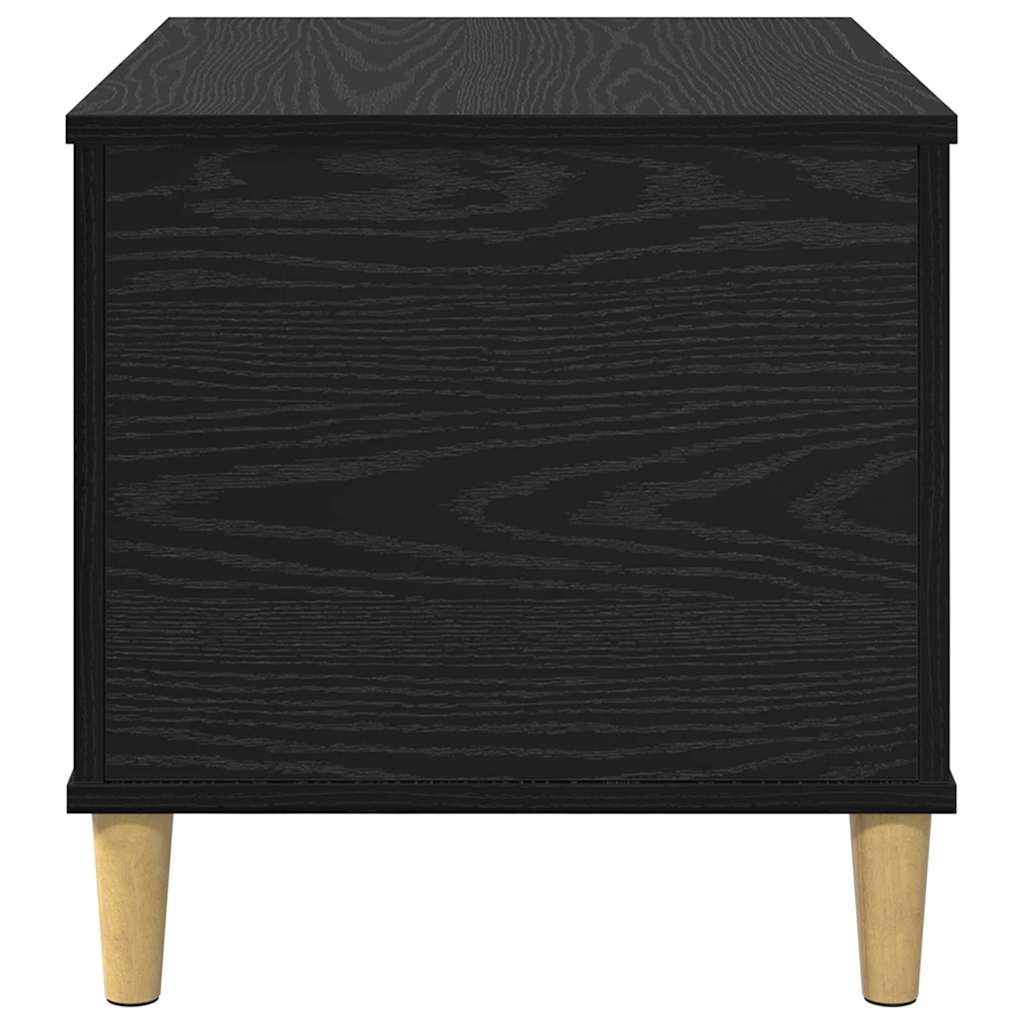 vidaXL Szafka Nocna Czarny Dąb 60 x 44,5 x 45 cm