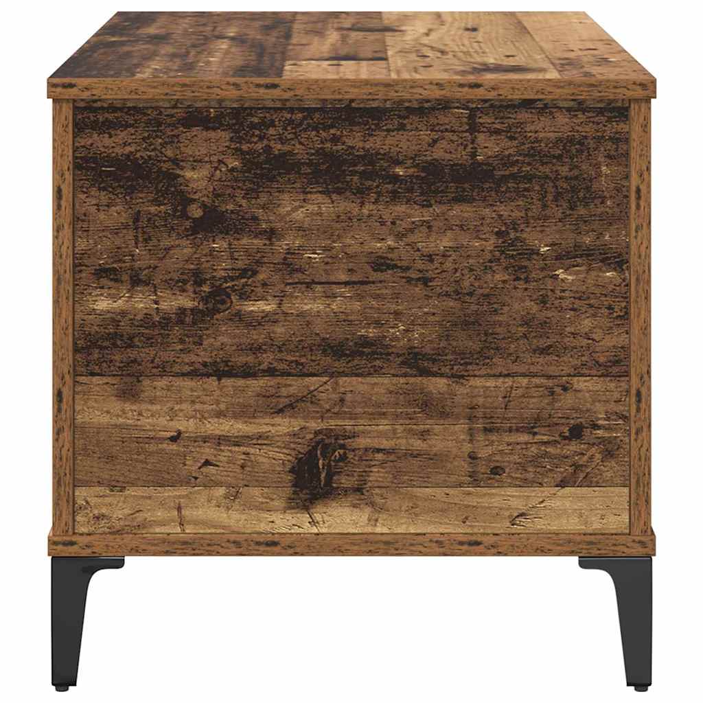 vidaXL Stolik kawowy Stare drewno 60 x 44,5 x 45 cm