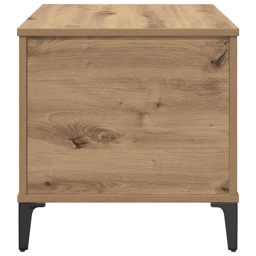 vidaXL Stolik kawowy Dąb rzemieślniczy 60 x 44,5 x 45 cm
