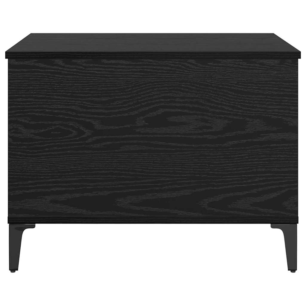 vidaXL Stolik kawowy Czarny Dąb 60 x 44,5 x 45 cm
