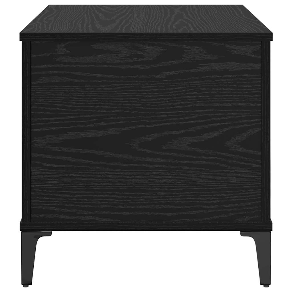 vidaXL Stolik kawowy Czarny Dąb 60 x 44,5 x 45 cm