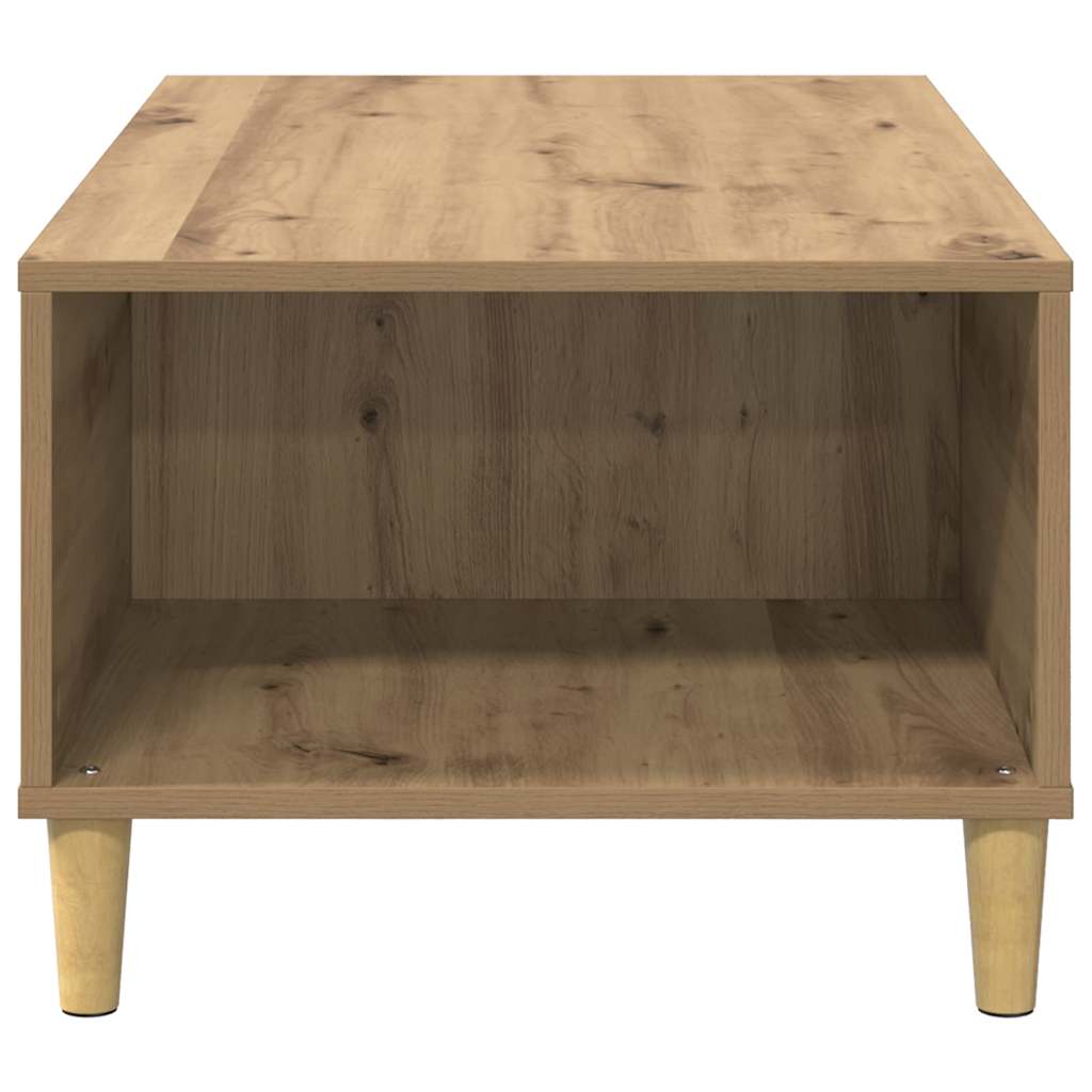 vidaXL Stolik kawowy z szufladą Dąb rzemieślniczy 90 x 50 x 35 cm