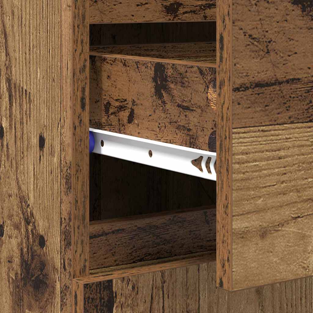 vidaXL Bufet Stare drewno 60 x 35 x 70 cm Materiał drewnopochodny