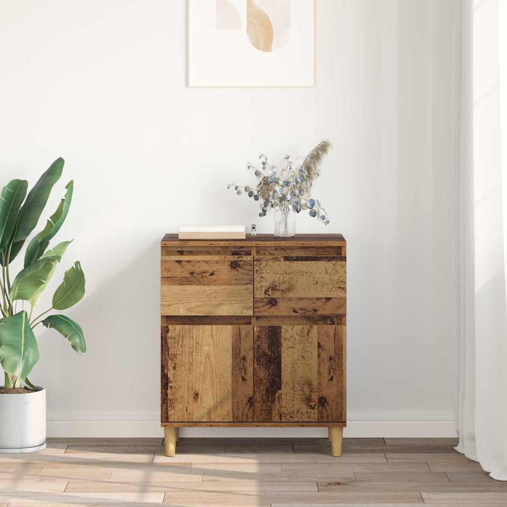 vidaXL Bufet Stare drewno 60 x 35 x 70 cm Materiał drewnopochodny