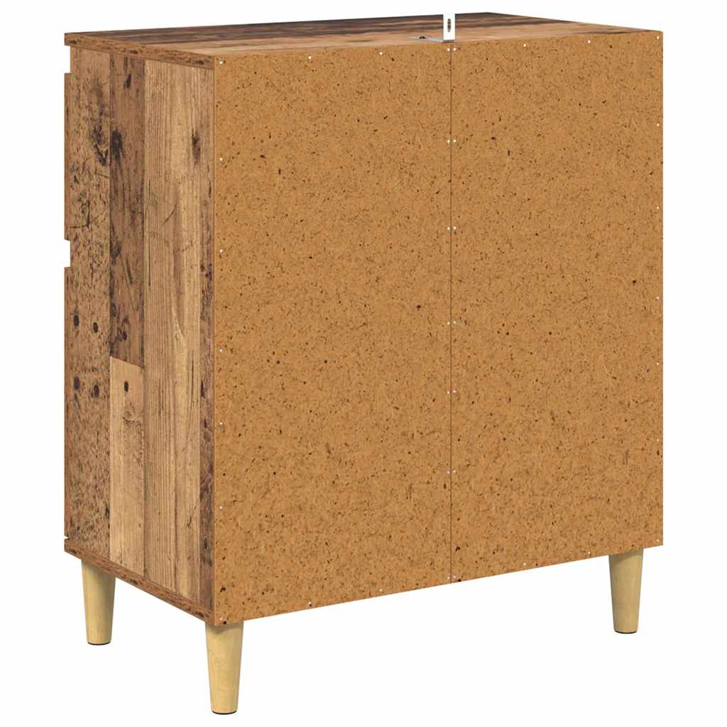 vidaXL Bufet Stare drewno 60 x 35 x 70 cm Materiał drewnopochodny