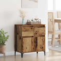 vidaXL Bufet Stare drewno 60 x 35 x 70 cm Drewno inżynieryjne i żelazo