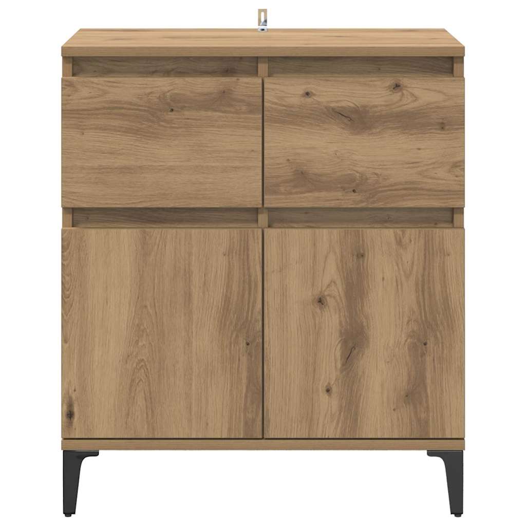 vidaXL Bufet z szufladą Dąb rzemieślniczy 60 x 35 x 70 cm