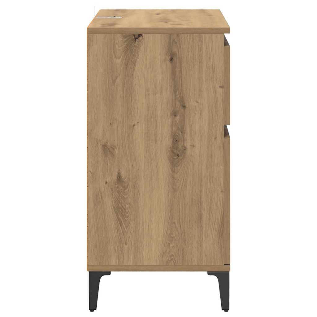 vidaXL Bufet z szufladą Dąb rzemieślniczy 60 x 35 x 70 cm