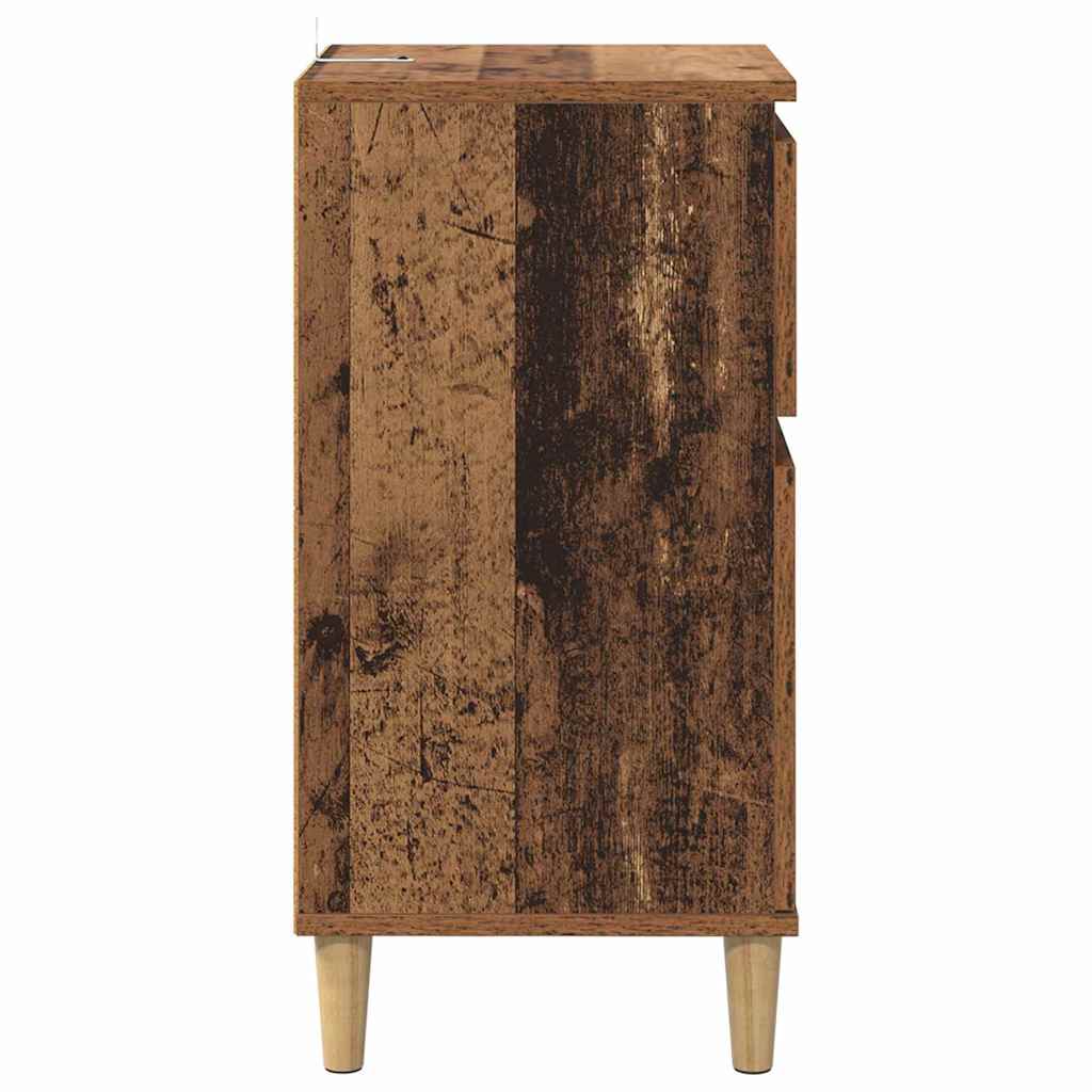 vidaXL Szafka Nocna z szufladą Stare drewno 40 x 35 x 70 cm