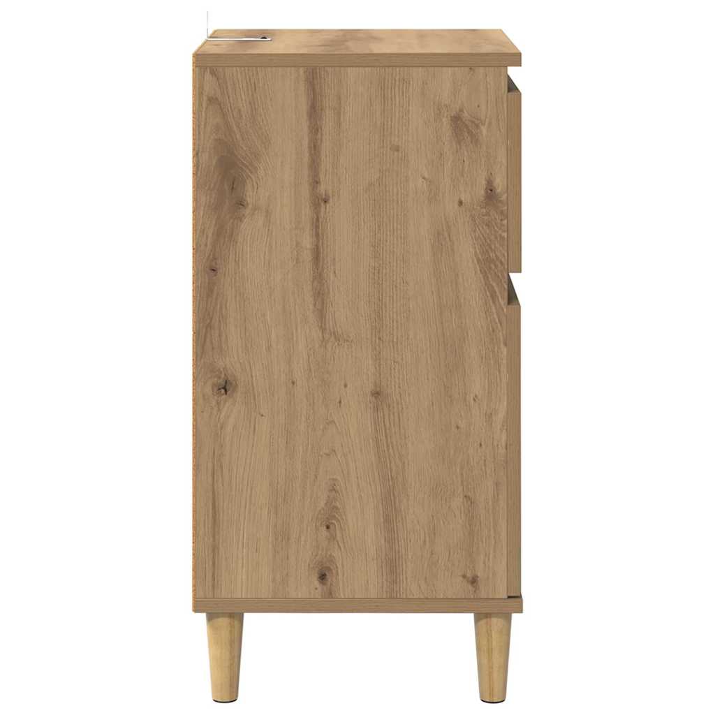 vidaXL Szafka Nocna z szufladą Dąb rzemieślniczy 40 x 35 x 70 cm