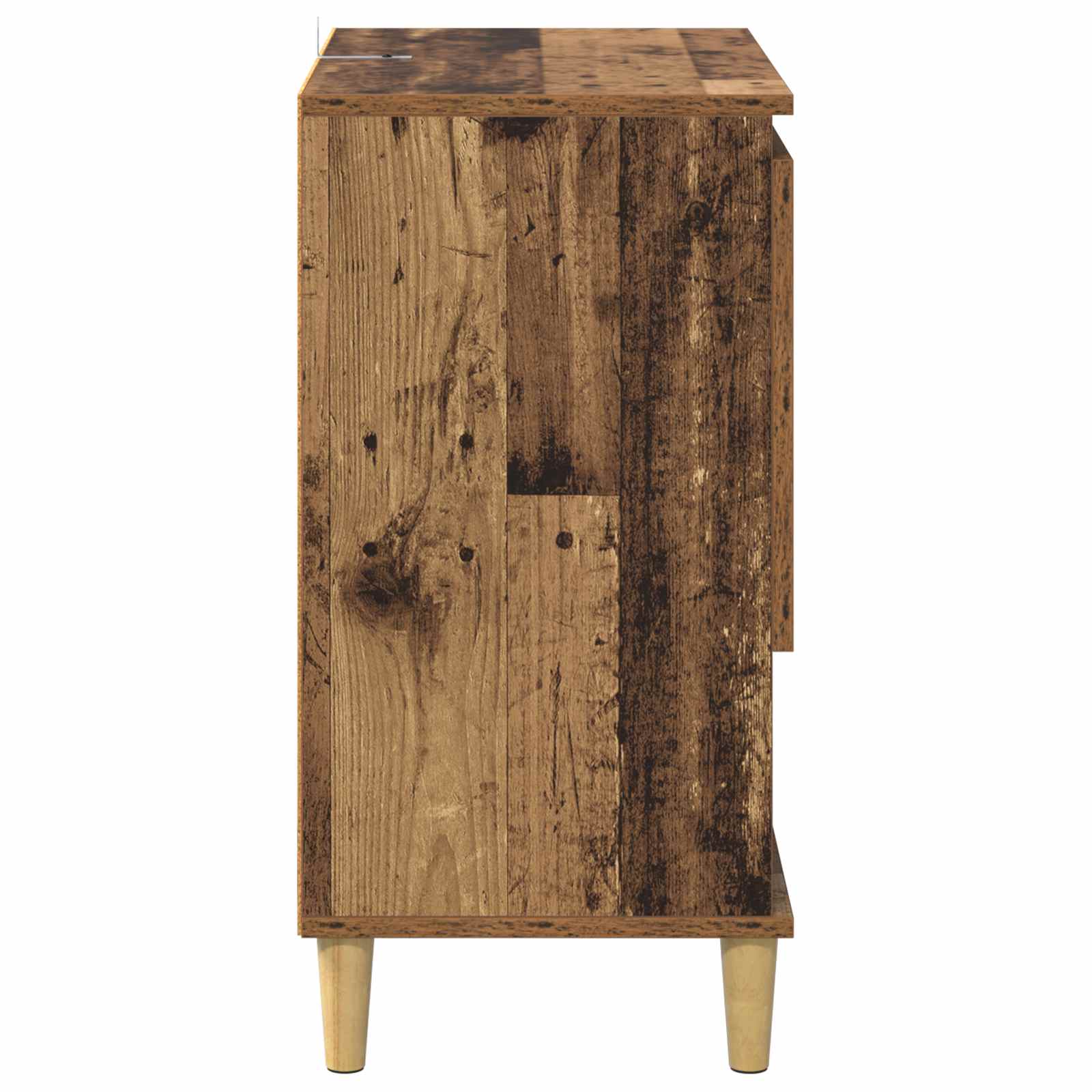 vidaXL Bufet Stare drewno 35 x 60 x 70 cm Materiał drewnopochodny