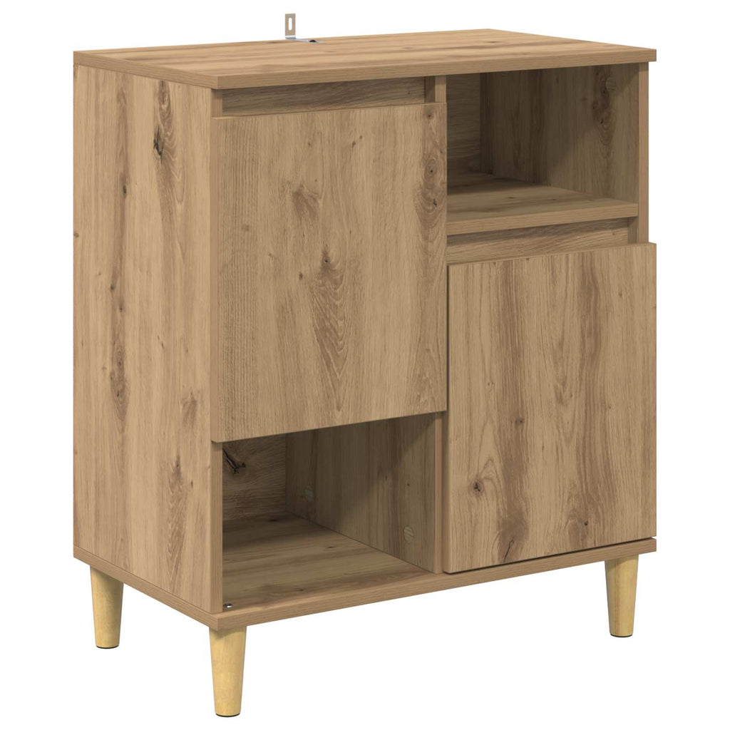 vidaXL Bufet dąb artisan 35 x 60 x 70 cm Materiał drewnopochodny