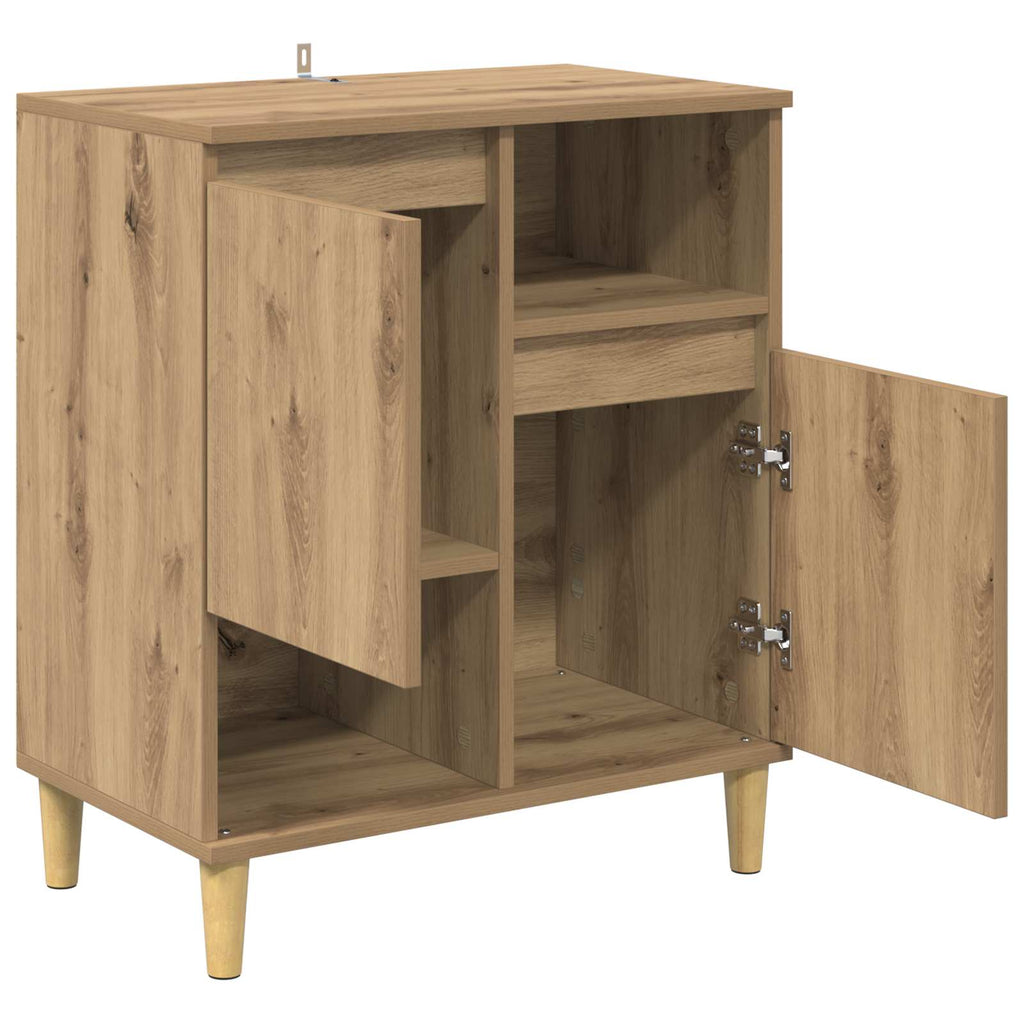 vidaXL Bufet dąb artisan 35 x 60 x 70 cm Materiał drewnopochodny