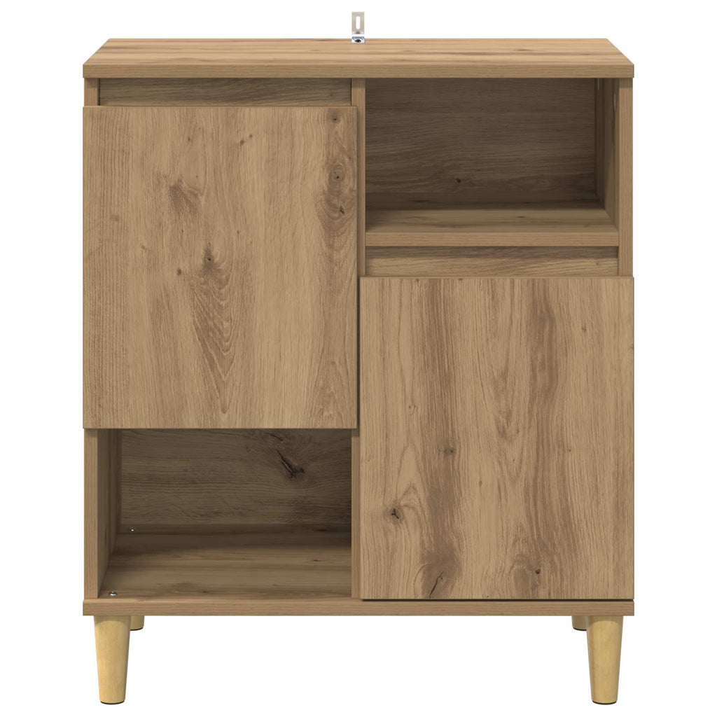 vidaXL Bufet dąb artisan 35 x 60 x 70 cm Materiał drewnopochodny