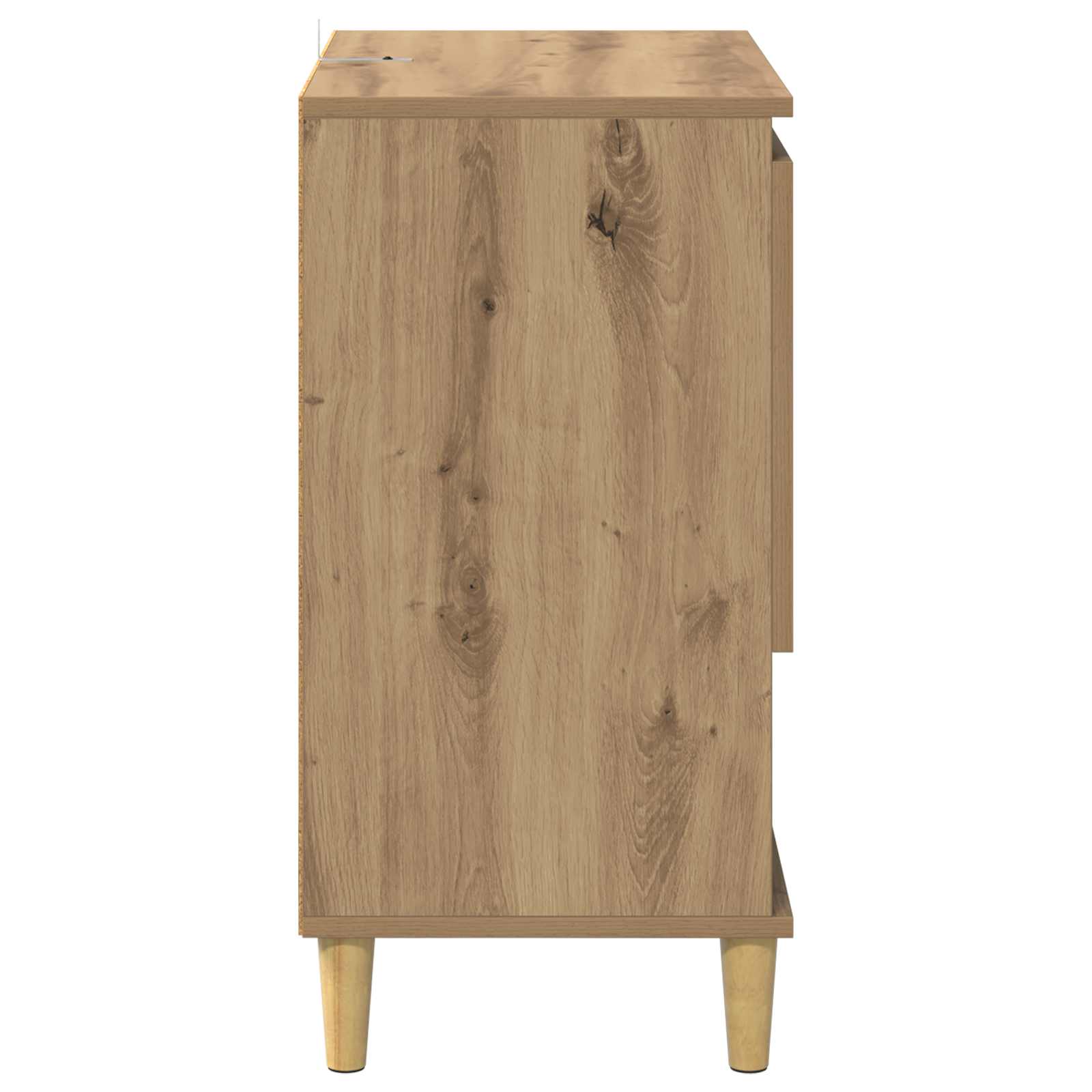 vidaXL Bufet dąb artisan 35 x 60 x 70 cm Materiał drewnopochodny