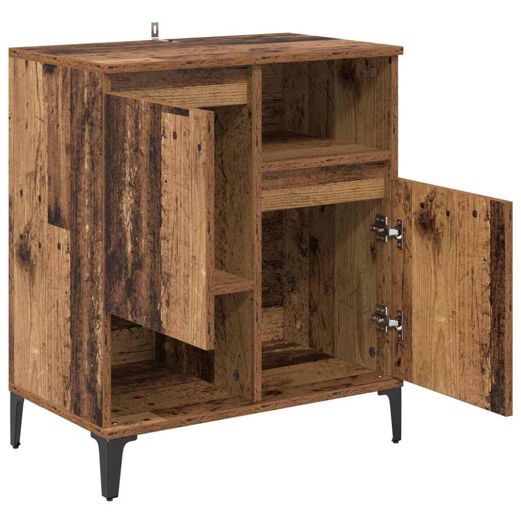 vidaXL Bufet Stare drewno 60 x 35 x 70 cm Materiał drewnopochodny