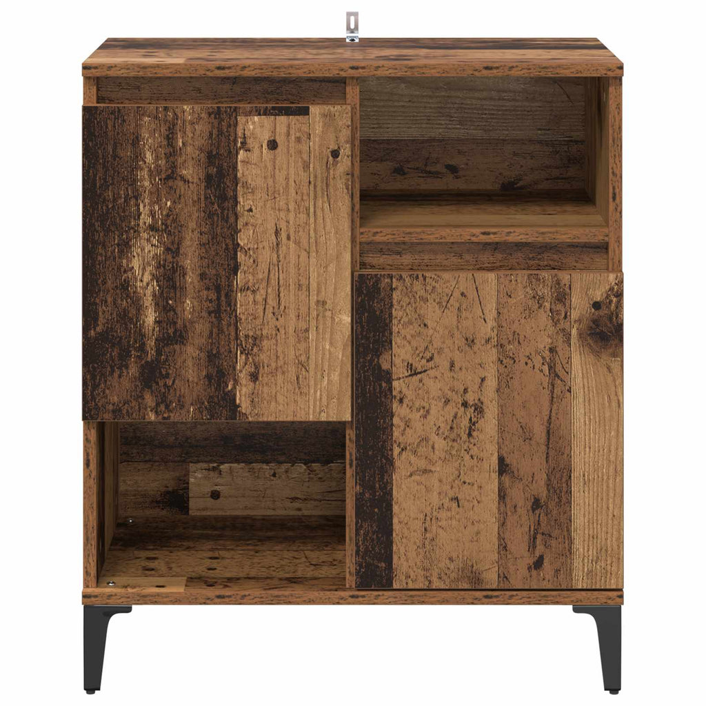 vidaXL Bufet Stare drewno 60 x 35 x 70 cm Materiał drewnopochodny