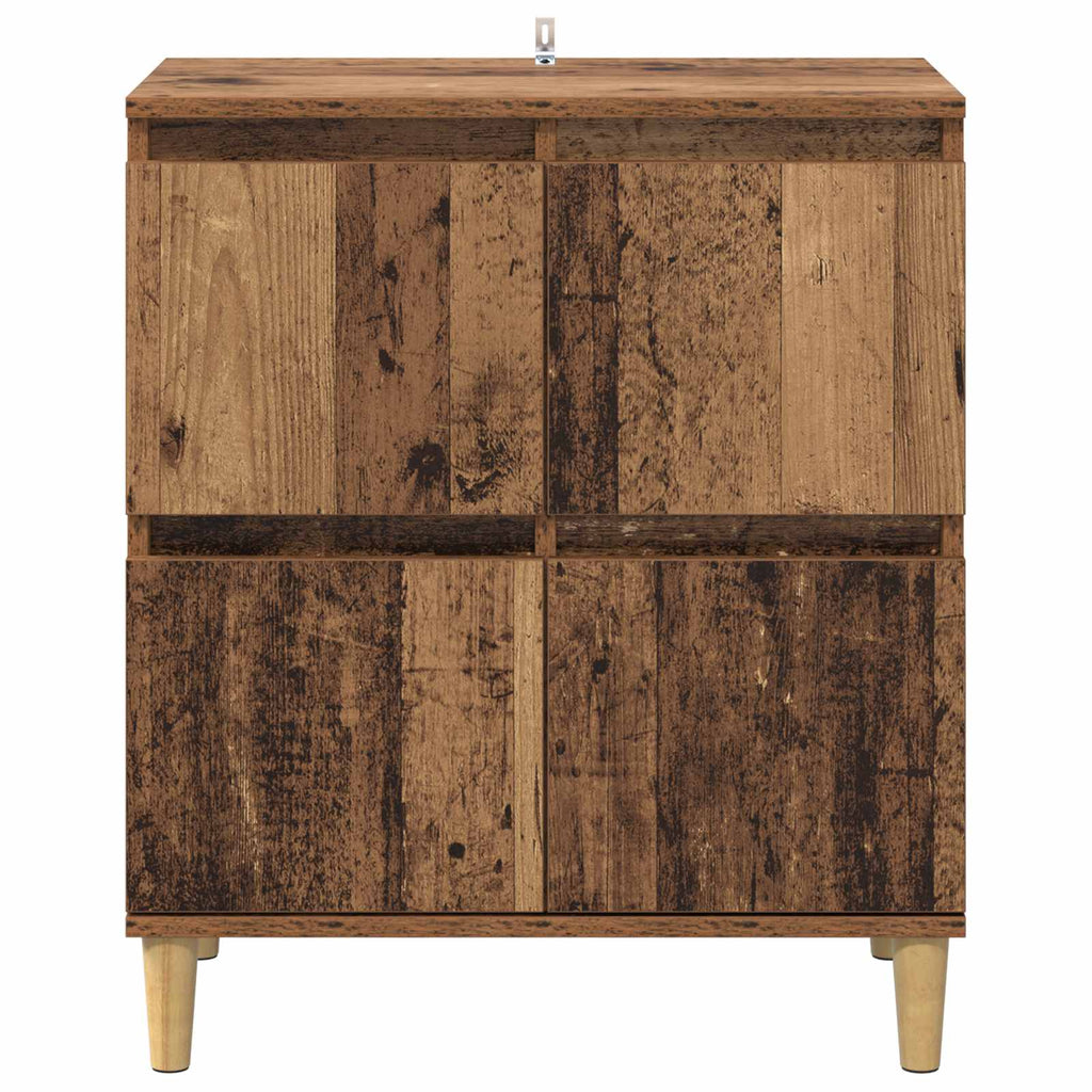 vidaXL Bufet Stare drewno 60 x 35 x 70 cm Materiał drewnopochodny