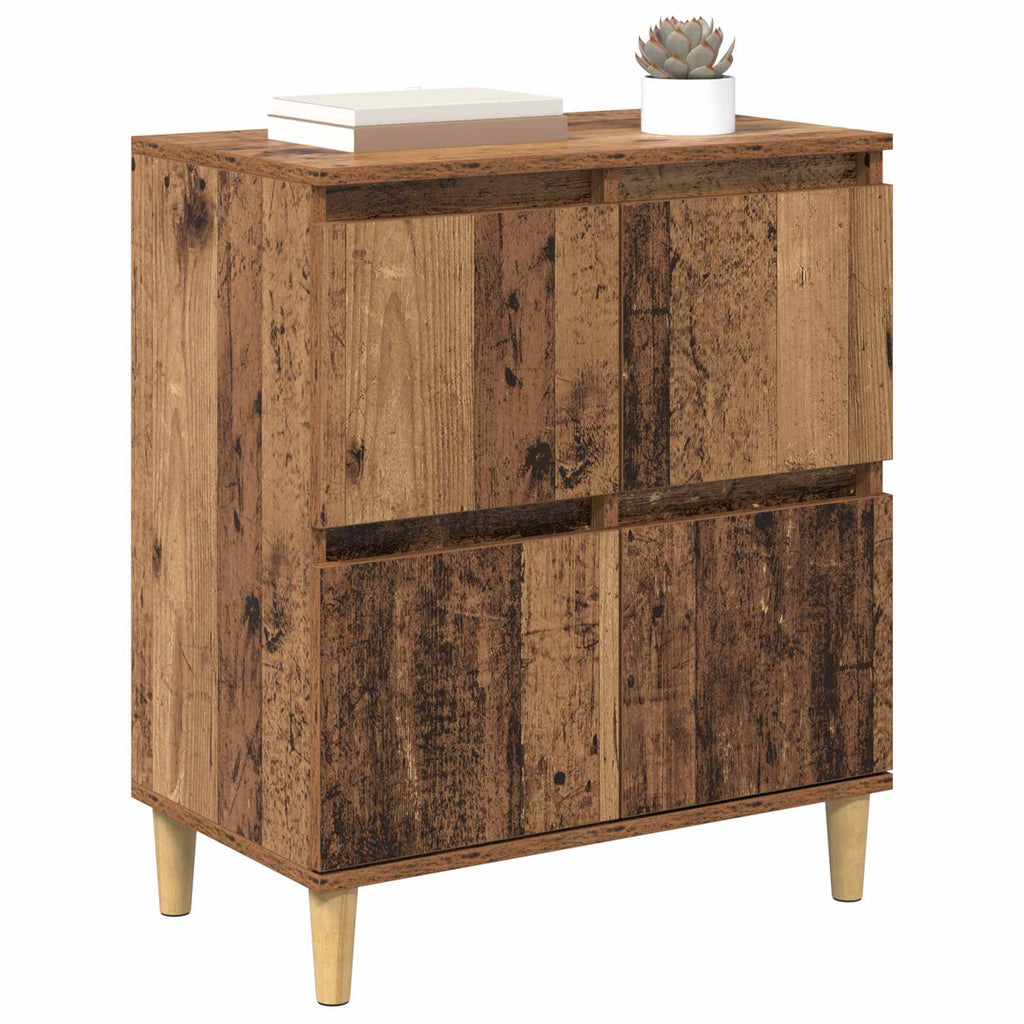 vidaXL Bufet Stare drewno 60 x 35 x 70 cm Materiał drewnopochodny
