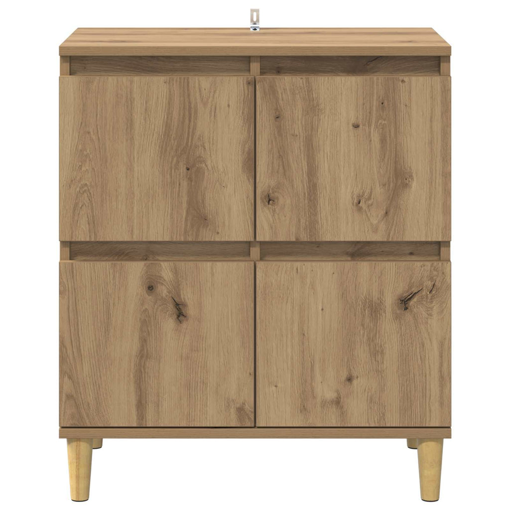 vidaXL Bufet Dąb rzemieślniczy 60 x 35 x 70 cm Materiał drewnopochodny