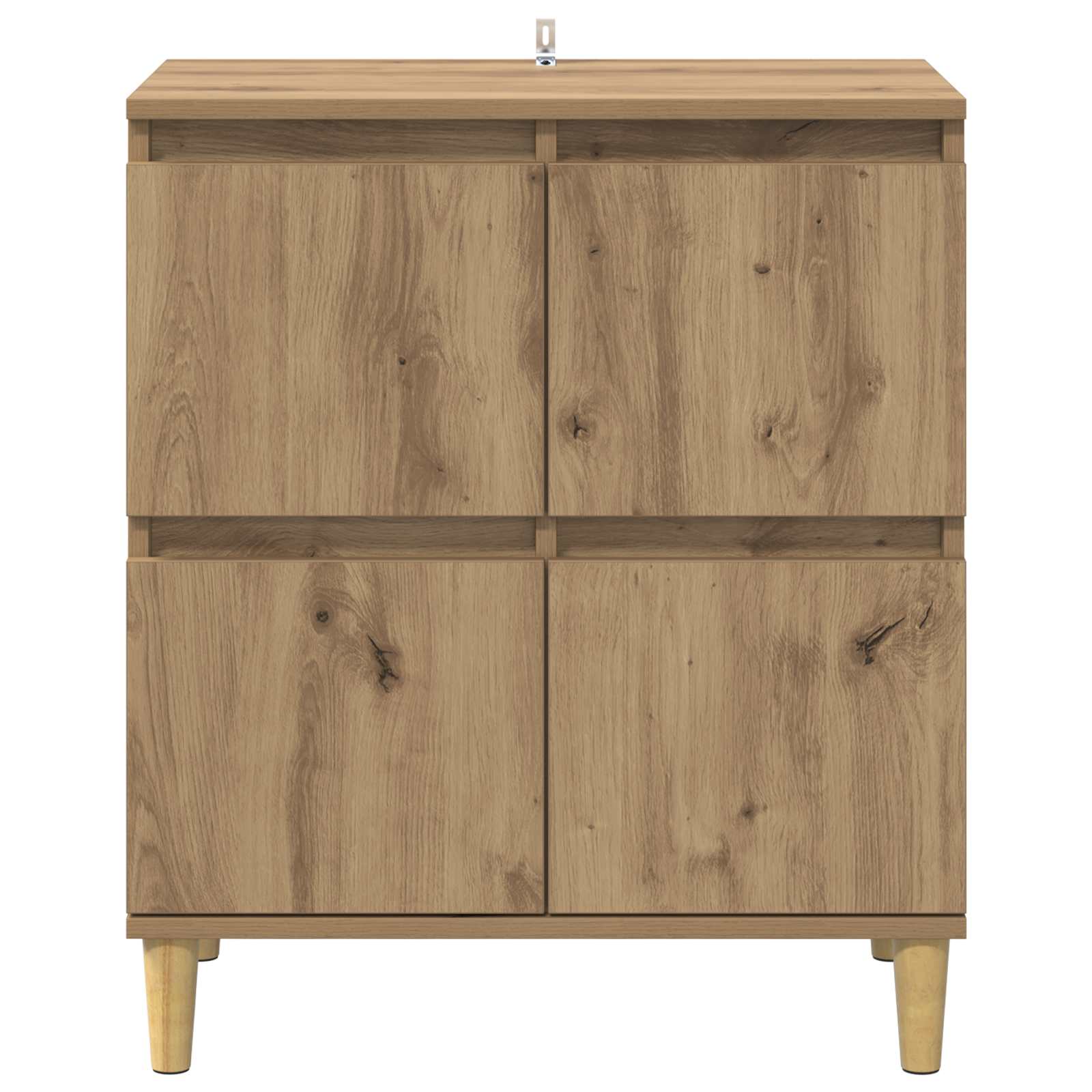 vidaXL Bufet Dąb rzemieślniczy 60 x 35 x 70 cm Materiał drewnopochodny