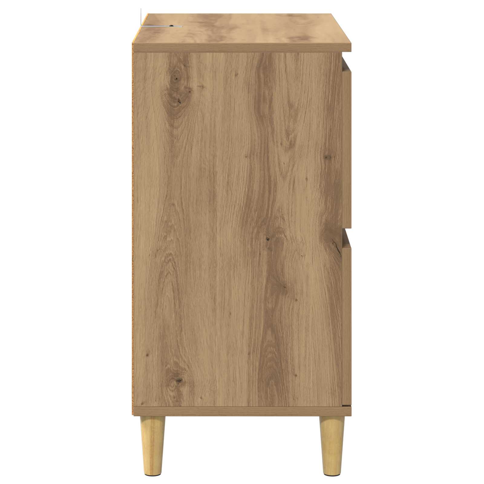 vidaXL Bufet Dąb rzemieślniczy 60 x 35 x 70 cm Materiał drewnopochodny