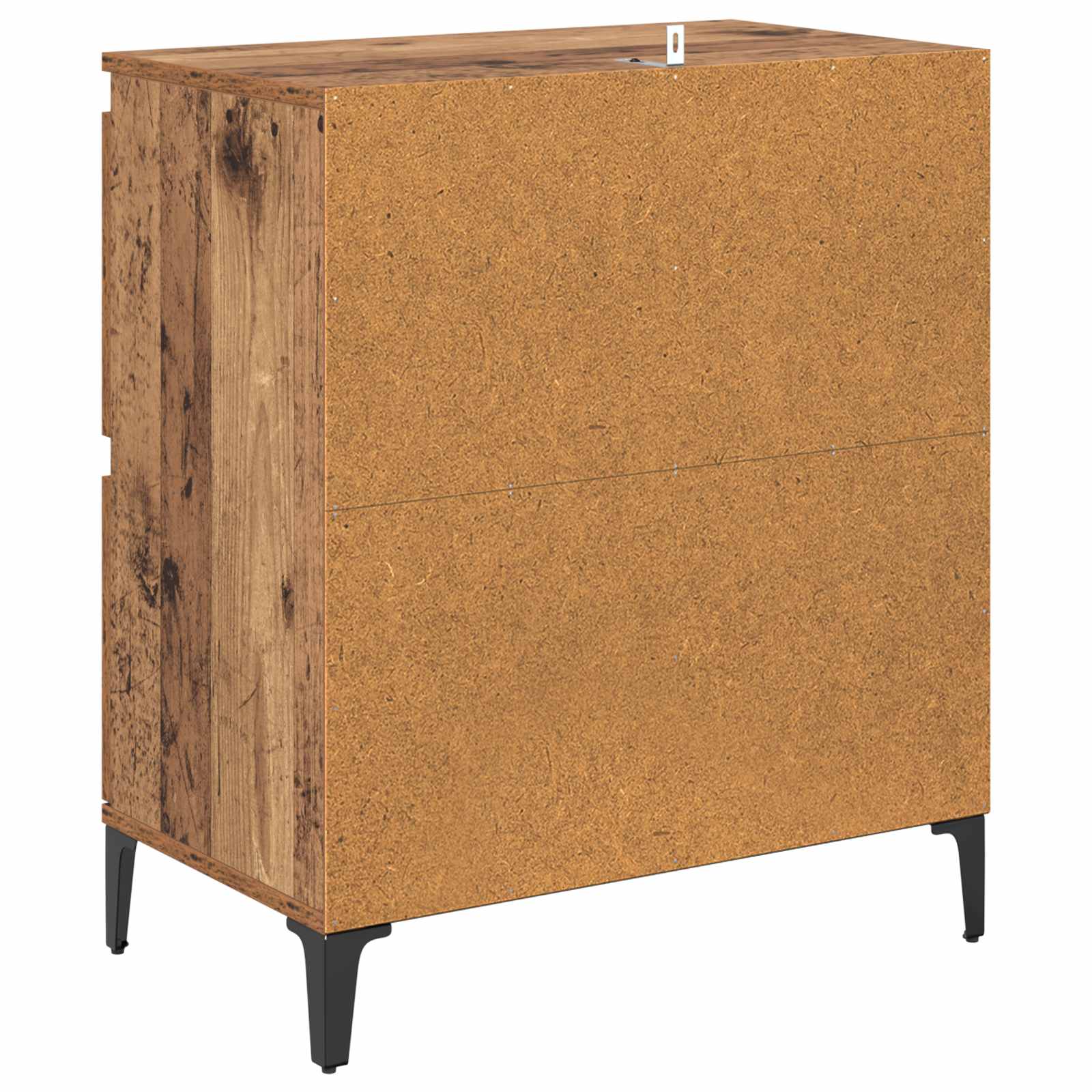 vidaXL Bufet Stare drewno 60 x 35 x 70 cm Drewno inżynieryjne i żelazo