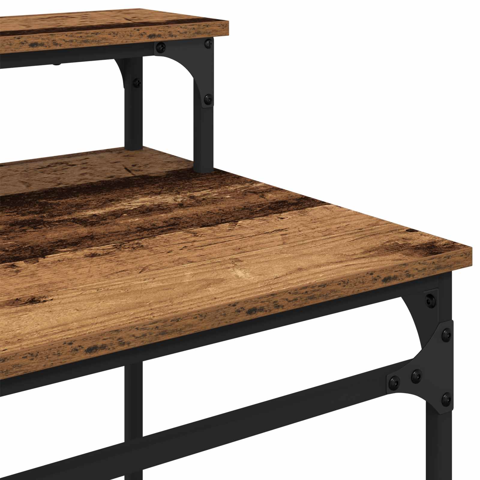vidaXL Biurko Stare drewno 100 x 50 x 90 cm Materiał drewnopochodny